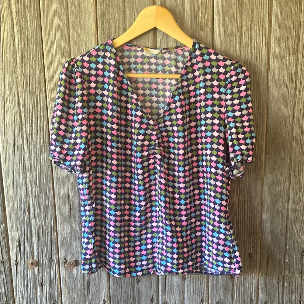 Boden Short Sleeve Blouse